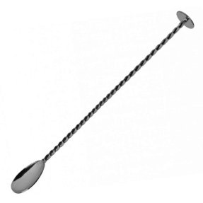 47 Ronin Barlöffel japanischer Stil – Gun Metal schwarz 27 cm