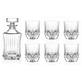 Adagi-Set – 6 Gläser und 1 Whisky-Karaffe