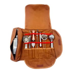 Barkeeper-Tasche mit Platz für 10-12 Bar-Utensilien
