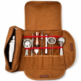 Barkeeper-Tasche mit Platz für 10-12 Bar-Utensilien
