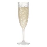 Champagnerglas Bubble aus Kunststoff 22,5 cl