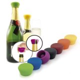 Champagnestopper silikon i blandade färger