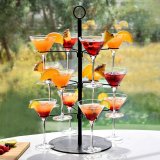 Cocktailbaum für 12 Gläser