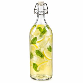 Glasflasche mit Bügelverschluss 1 Liter