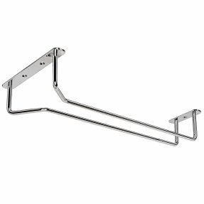 Gläserhalter aus Chrom zum Aufhängen 40 cm, 2er-Pack