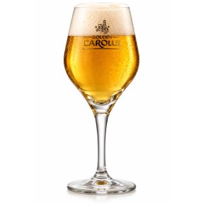 Gouden Carolus Bierglas auf Fuß