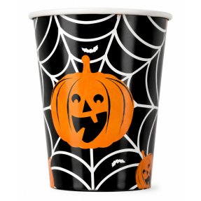 Halloween Pappbecher 8er-Pack