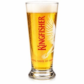 Kingfisher Bierglas halbes Pint