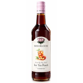 Miss Bloom Zuckerfreier Pfirsich-Eistee-Sirup – Peach of My Heart – 50 cl