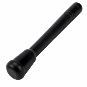 Stößel rund oben 22 cm schwarz