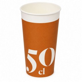 Papierbiergläser 50 cl 50er Pack