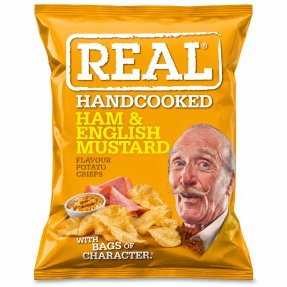 Real Chips – Schinken und englischer Senf 35 Gramm