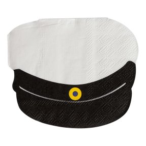 Schülerservietten Studentenmütze 33 x 33 cm 16er-Pack