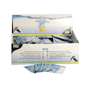 Våtservetter citron 14 cm x 14 cm 200-pack
