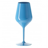 Wein-/Cocktailglas blauer Kunststoff 47 cl