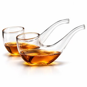 Vinology Pipe Sippers mit Holzständer