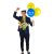Luftballons blau-gelb 12er-Pack GRATTIS TILL STUDENTEN!