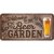Barschild Welcome to the beer garden 10x20 cm