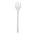 Finger food gaffel plast 10 cm glasklar 50-pack