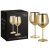 Goldglas Weinglas - Cocktailglas in Gold 50 cl 2er-Pack