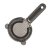 Cocktailsieb Hawthorne Gun Metal schwarz