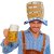 Oktoberfest beer hat