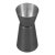 Jigger vändbar 2,5-5 cl Gun Metal svart