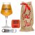 Weihnachtsgeschenkpaket mit Öffner, Pastillen und Nils Oscar Bierglas Teku 33 cl.