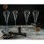 Open Up Champagnergläser 20 cl mit Goldrand 4er-Pack Chef & Sommelier