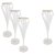 Open Up Champagnergläser 20 cl mit Goldrand 4er-Pack Chef & Sommelier