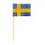 Drinkpinnar svensk flagga 50-pack