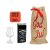 Julpresentpack med whiskyglas, choklad & pastiller