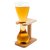 Quarter Yard Beer Bierglas im Holzständer