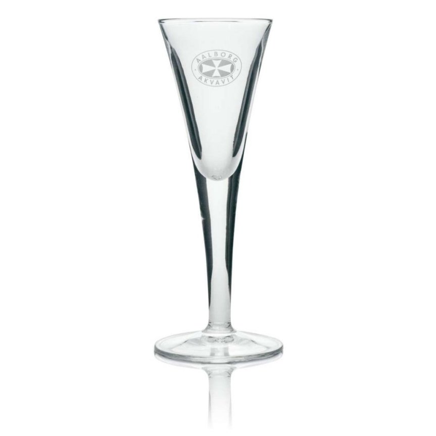 Aalborgs Jubileums Akvavit snapsglas 3,4 cl