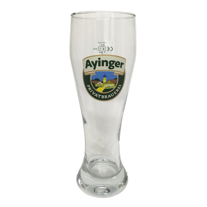 Ayinger ölglas 50 cl beer glass