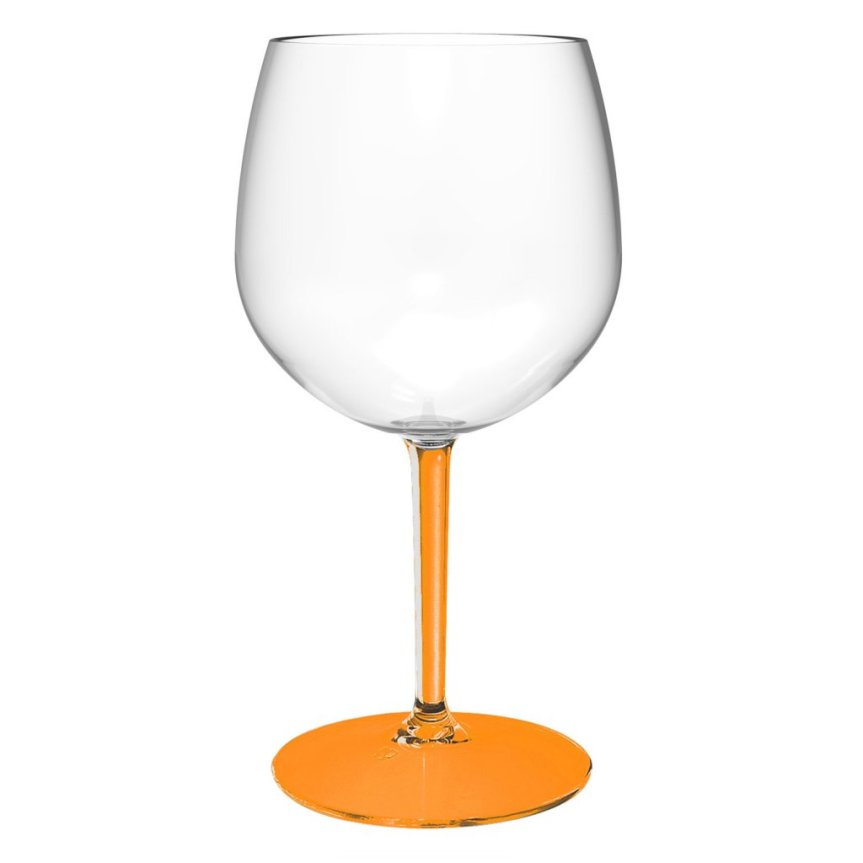 Gin & Tonic Kunststoffglas Orange Stiel/Fuß 58 cl – Tritan