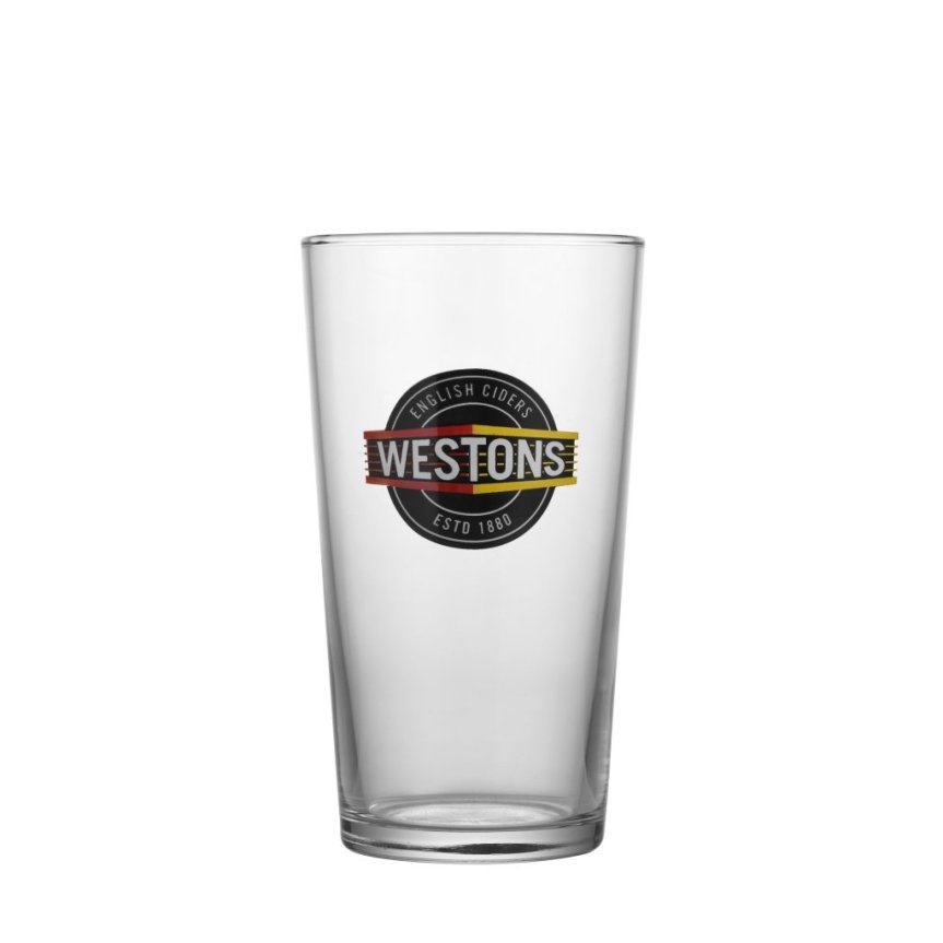 Weston ciderglas pint