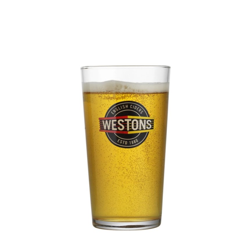 Weston ciderglas pint