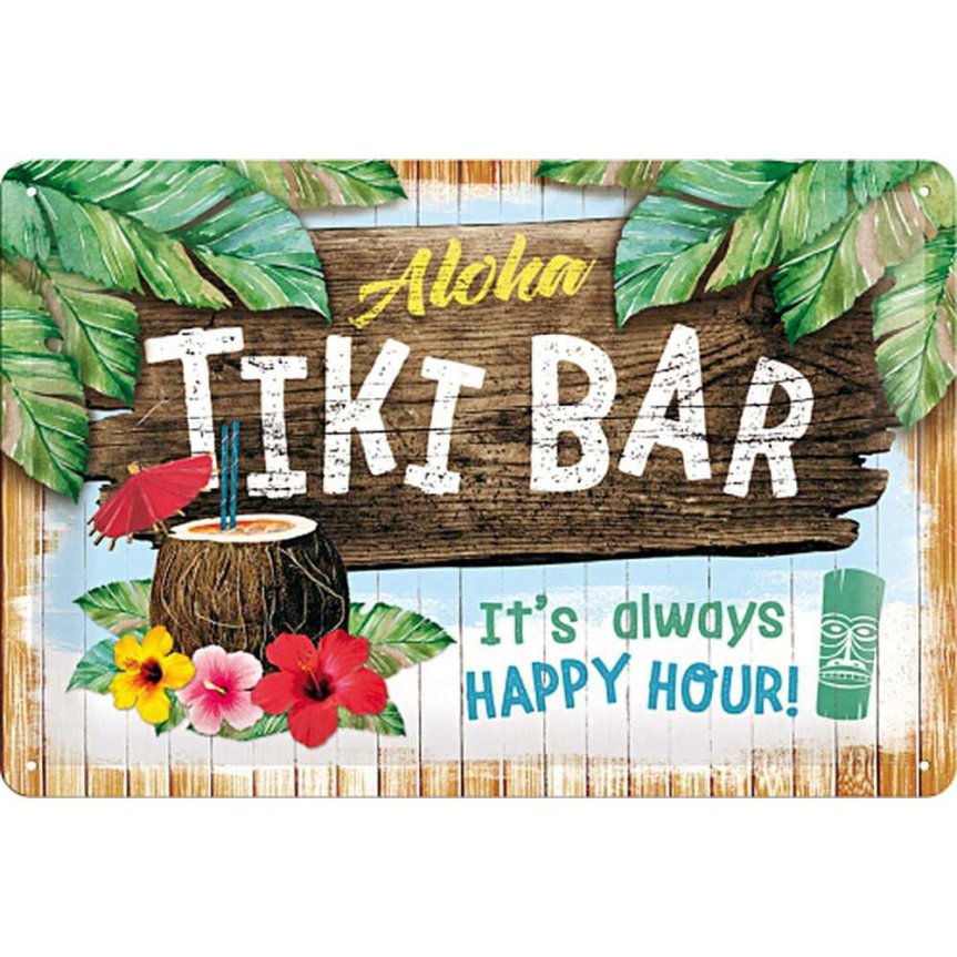 Zoombild von Barschild Tiki Bar 20x30 cm