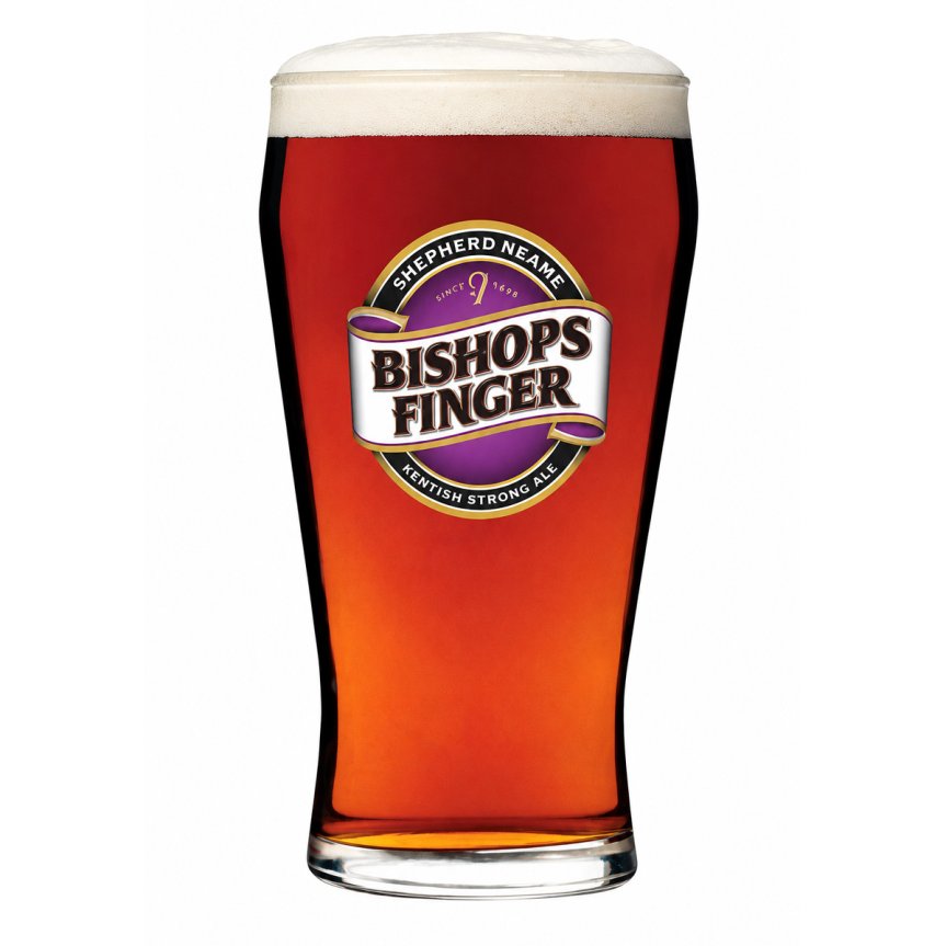 Zoombild von Bishops Finger Bierglas Pint