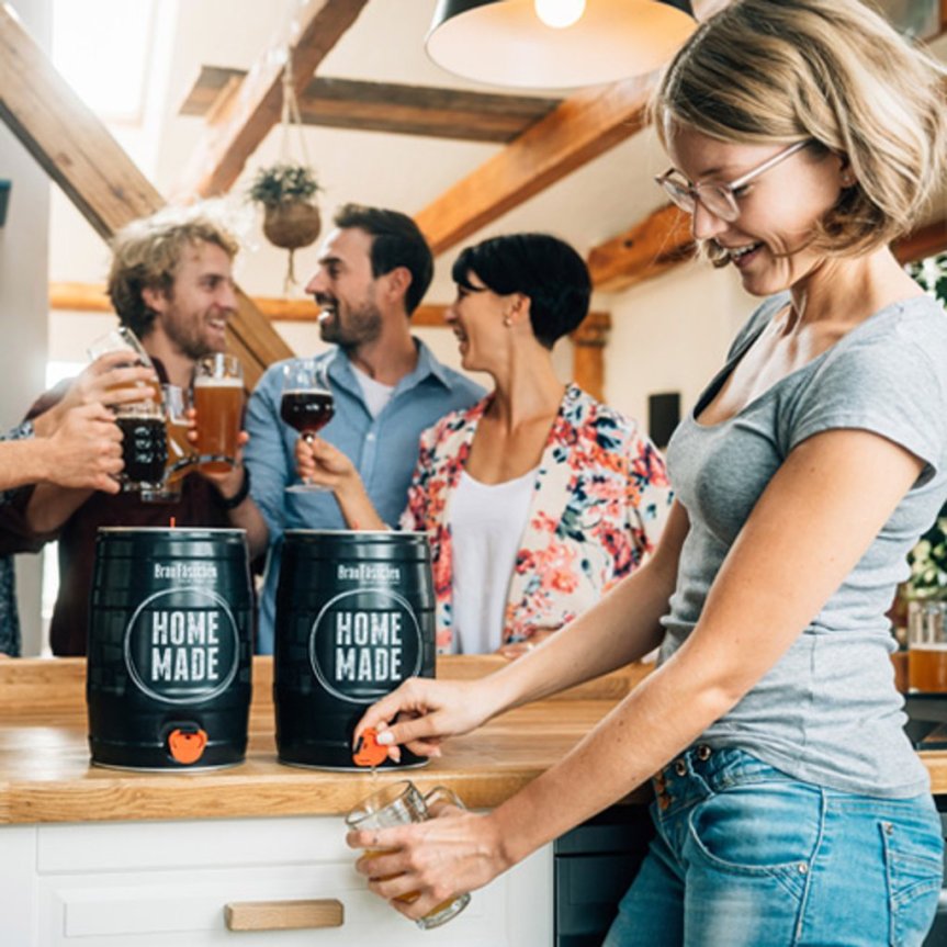 Brew Barrel Brau-Set für Zuhause – Weizenbier