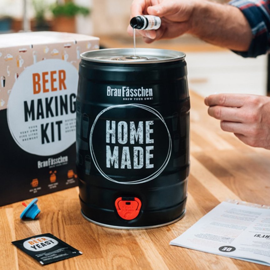 Brew Barrel Brau-Set für Zuhause – Weizenbier
