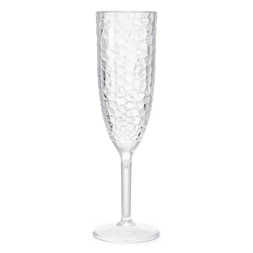 Champagnerglas Bubble aus Kunststoff 22,5 cl