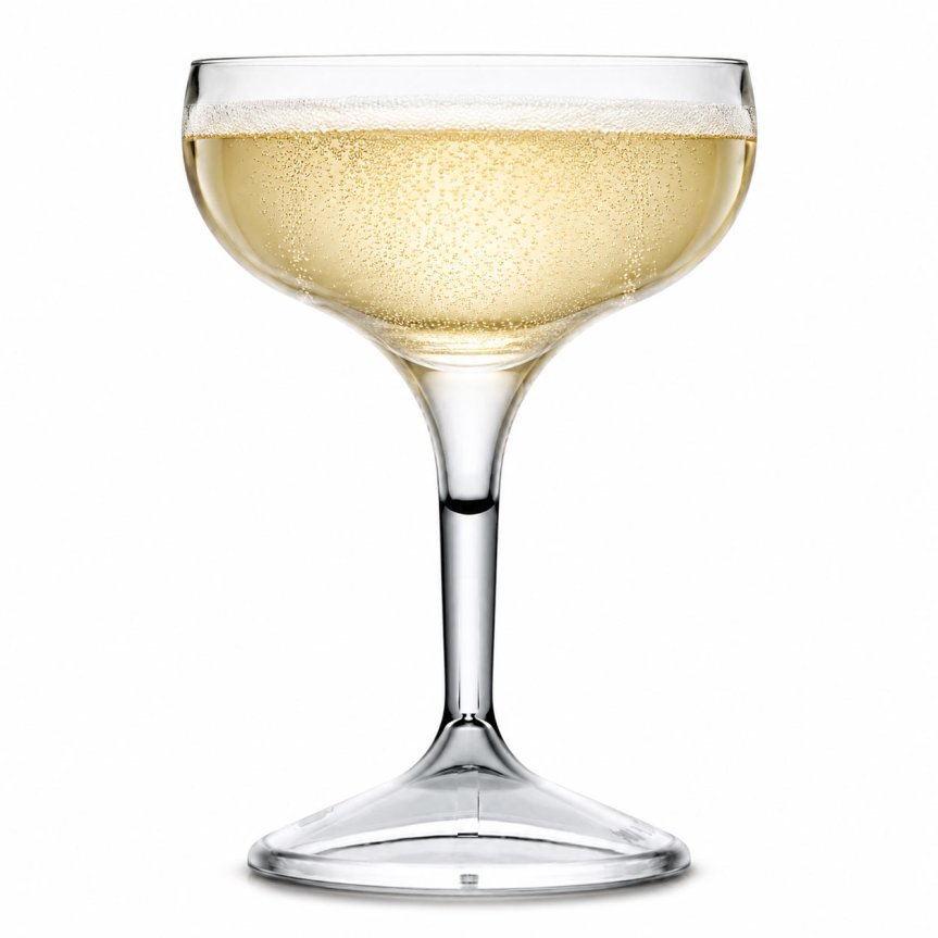 Zoombild von Tinto Champagnerglas Coupé aus Kunststoff 25,5 cl