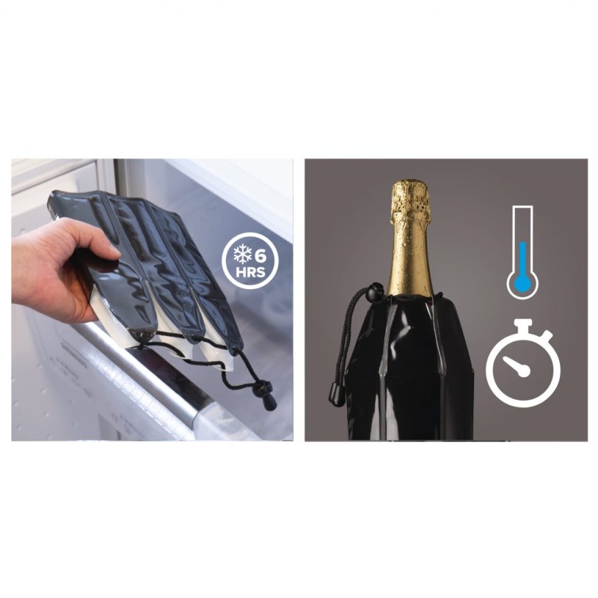 Zoombild von Aktiver Champagnerkühler Platin
