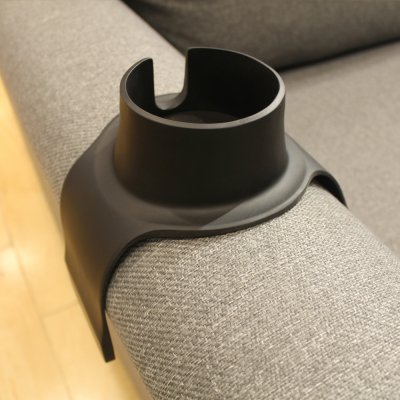 Couch Coaster Untersetzer schwarz