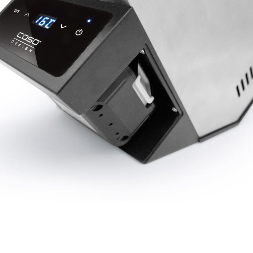 Zoombild von Caso WineCase Deluxe Inox Akkubetrieben