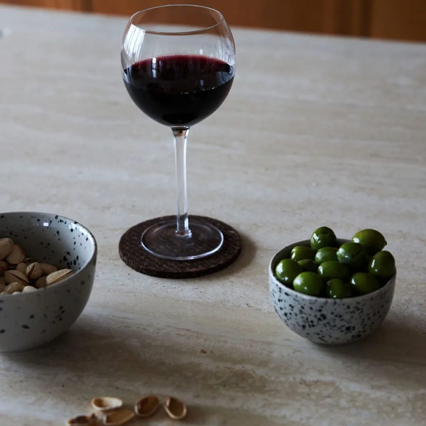 Dante Glasuntersetzer aus Kork 4er-Pack