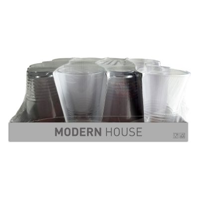Modern House Rille dricksglas 28 cl 12-pack
