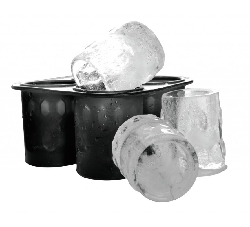 Funny isbitform shotglas svart